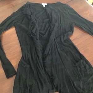 Black cardigan